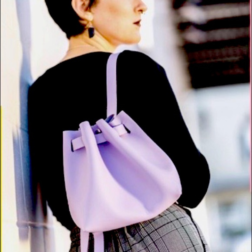 EAS Leather backpack lilac